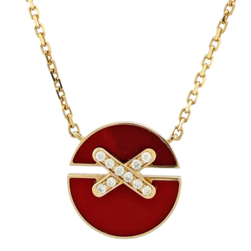 Chaumet Jeux de Liens Harmony Necklace, 18K Pink Gold, Women's.
